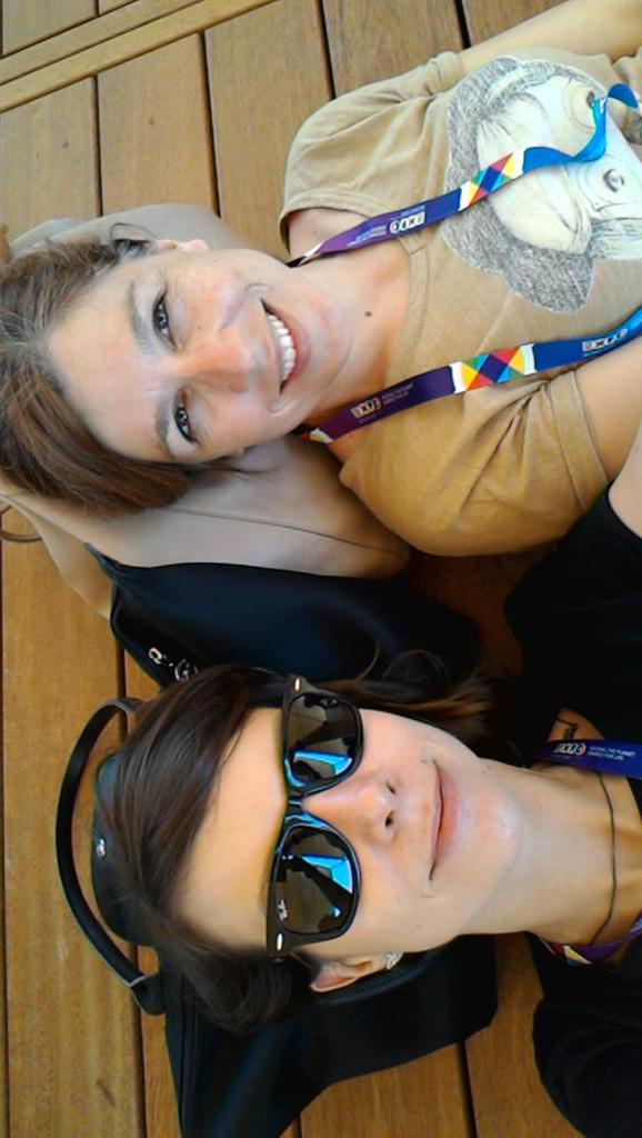 malapuella's tweet photo. Con @sybelle, in grandissima forma #pisolini #Expo2015 http://t.co/JqEkxXKbiZ
