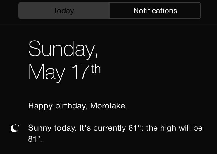athleticsafrica's tweet image. Why thank you, Siri.
#21AF  (via @BelieveMoe) &amp;lt;== Happy Birthday 🎂