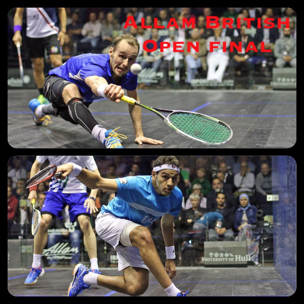 The men's final should also be a cracker! World No.1 <a href="/MoElshorbagy/">Mohamed ElShorbagy</a> v <a href="/BOSquash/">British Open Squash</a> 2014 champ Greg Gaultier. Predictions?