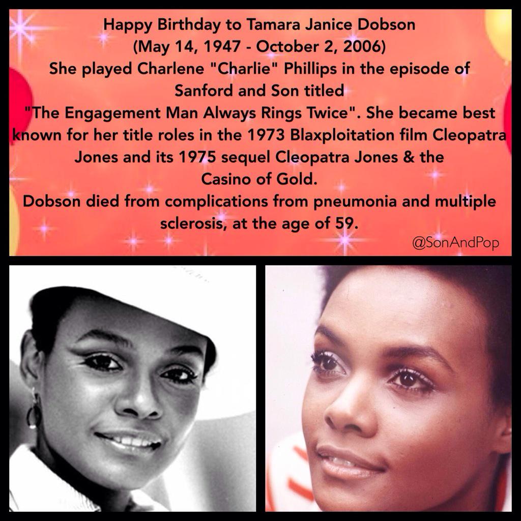 Happy Belated Birthday to the late Tamara Dobson. 