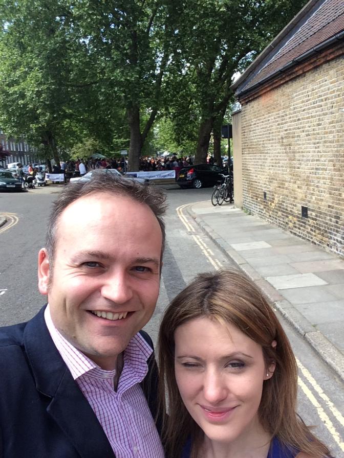 coyleneil's tweet image. Sneaked into Lambeth for the bustling Cleaver Square party - can recommend hotdogs! #SE17