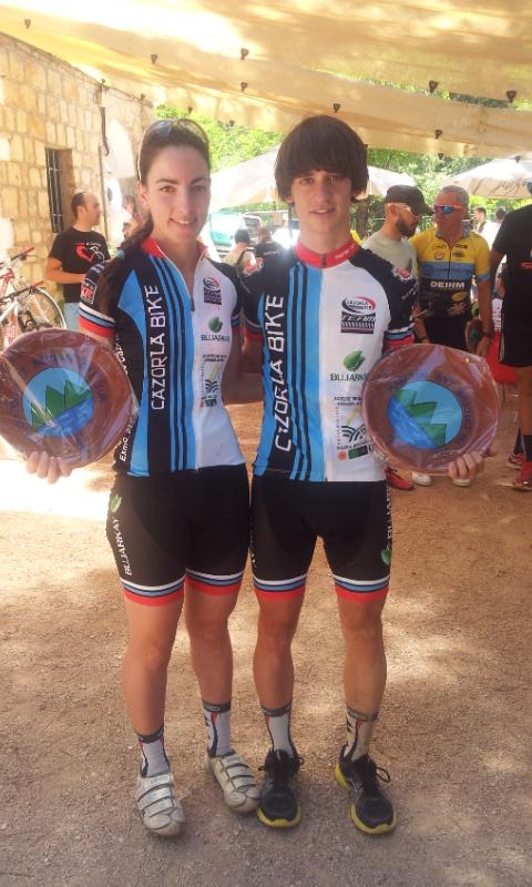 CazorlaBikeTeam's tweet photo. Doble podium para @CazorlaBikeTeam con victoria de
Raquel Oliver 1º elite y Mario Vilchez 1º junior. Enhorabuena ! http://t.co/dXKFv56vRd