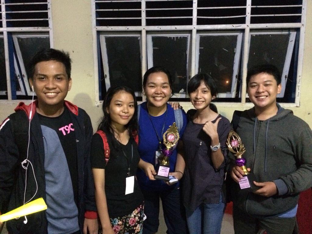 SECCSMANSA's tweet photo. Alhamdulillah, 2nd Winner of Speech &amp; Fun Games Competition on @2015SECON 😘😜💩 http://t.co/vKOkEfMIya