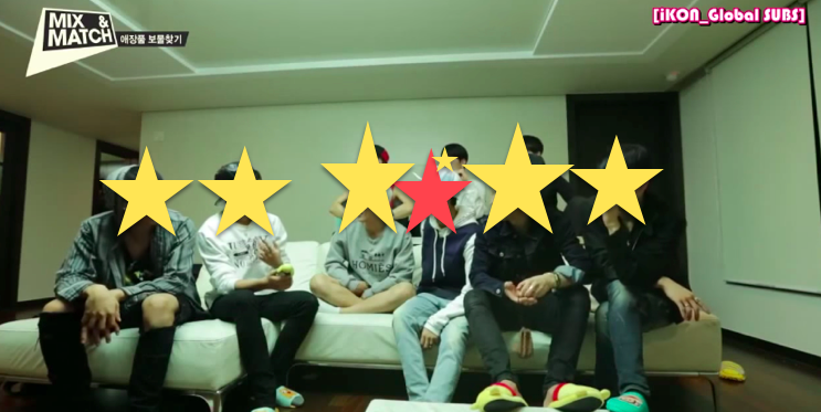 stay_withhanbin's tweet photo. #2 whose face is behind the red star? *do not forget to RT and include your answer* #iKON #SWHgame http://t.co/68e35qY42N
