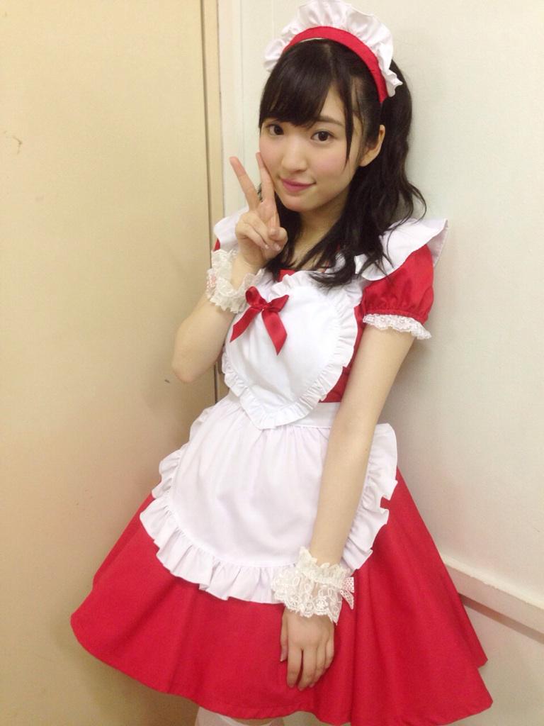 豊田萌絵 もえverでは赤のメイド服を着ました あえて ピンクではなく赤を選んでみました ﾉ ﾉもちろん感想含め写真たくさんブログに載せて行きますが オフショット何個かtwitterに載せて行きますねー Pyxis Party Http T Co Eca2x7mzka
