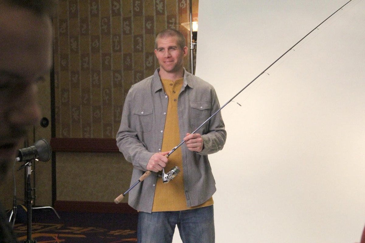 Take_Me_Fishing's tweet photo. Behind the scenes in support of @Take_Me_Fishing #FirstCatch campaign with Jordy Nelson #GreenBayPackers http://t.co/If1sw19JsL