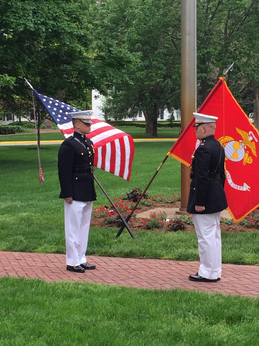 wabashathletics's tweet photo. Carter Adams commissioned into the U.S. Marine Corps prior to Commencement. @WabashCollege http://t.co/qWRCrwqQms