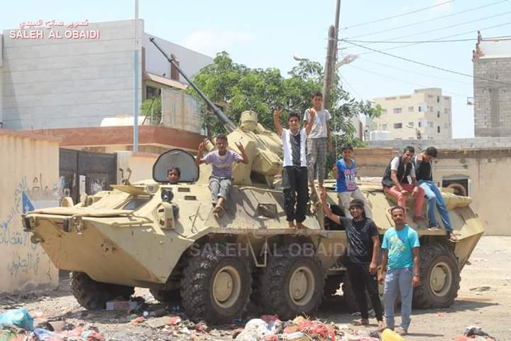 اغتنمتها المقاومه الجنوبية في دار سعد اليوم بعد محاولة الحوثة التقدم اليها  #اعادة الامل#عاصفة الحزم#عدن تنتصر