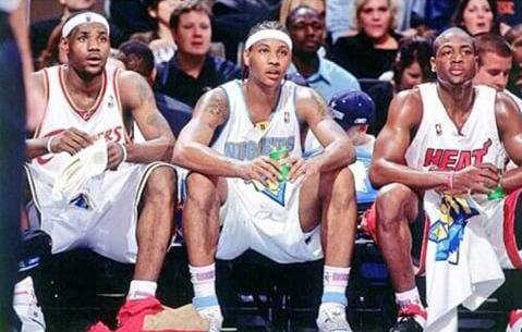 MagicJordanHD's tweet image. Estos 3 en un solo draft en el 2003. ¿Con quien te quedas? ¿Lebron, Carmelo o Dwyane?