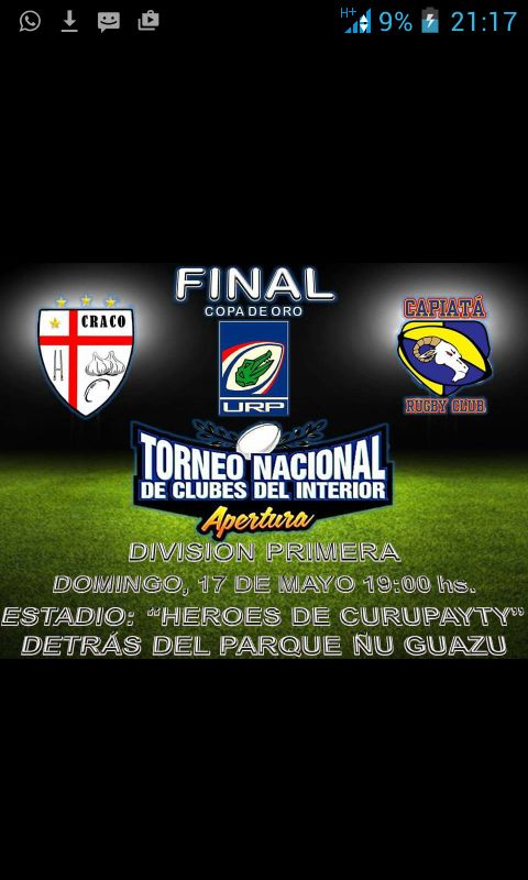 CapiatC's tweet photo. Final de Oro del Nacional 
Kavará de Capiatá vs Ajos de Cnel. Oviedo
19 horas, Cancha de la URP (detras de Ñu guazú) http://t.co/miC09YdtJj
