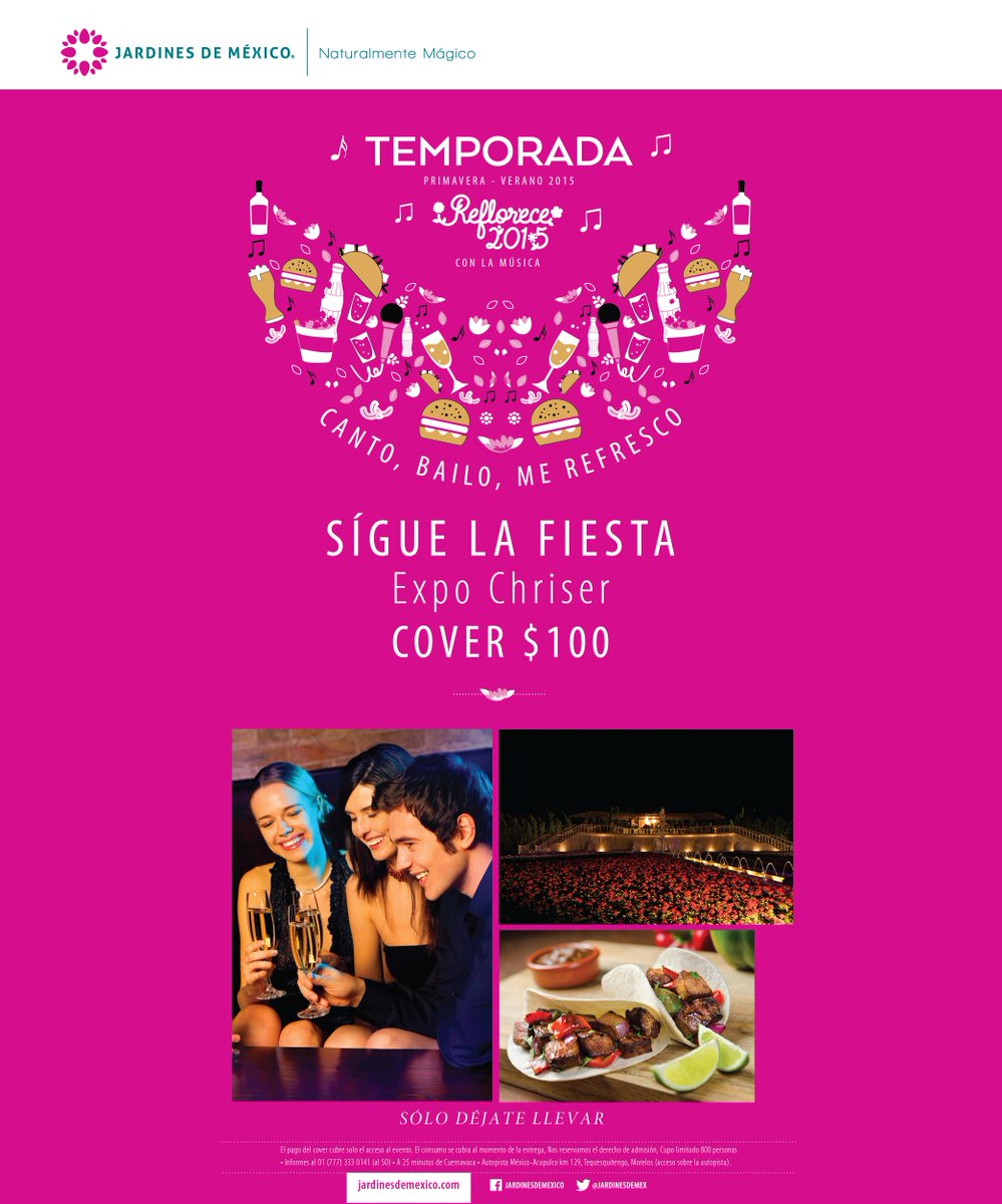 jardinesdemex's tweet photo. #Estanoche será inolvidablemente mágica con @SashaBennyErik. #Andotodojapi Boletos en http://t.co/6NEZg51Qmo http://t.co/uqFpuHi57g