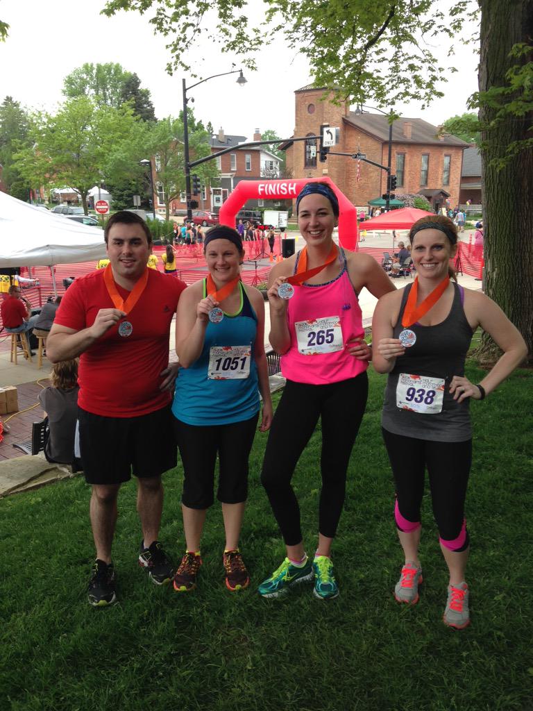 Wags424's tweet photo. Ran my first half marathon yesterday with members of my school counseling cohort. We survived!! http://t.co/Kg0eFKn89O