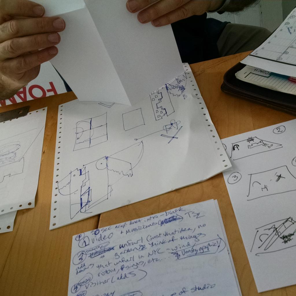 Set design meeting #ssdpdance #ImaginedArchitecture #setdesign