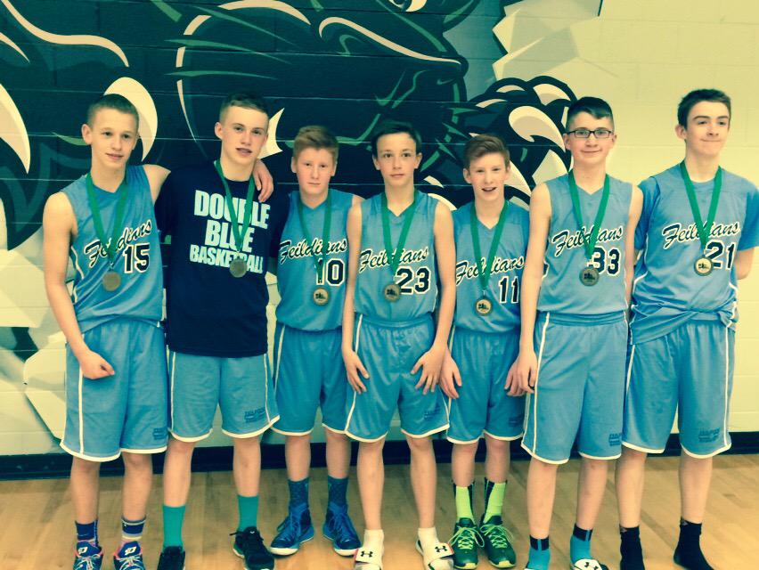 davedentremont's tweet photo. St. Paul's Vipers representing, winning bronze with Feildians U14 @Atlantics2015 @StAnthonyBallNL @nlbtrain http://t.co/3Lk9nvt7GV