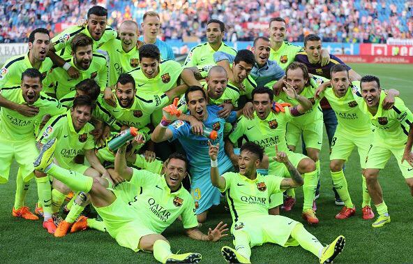 MarcBartra's tweet photo. Si si si la liga ya esta aquí!!! Si si si la lliga ja és aqui!!

CAMPEONES!!!!! CAMPIONS!!!!! 🔵🔴

Visca el BARÇA!!! 🏆 http://t.co/Kvgfymtjv6