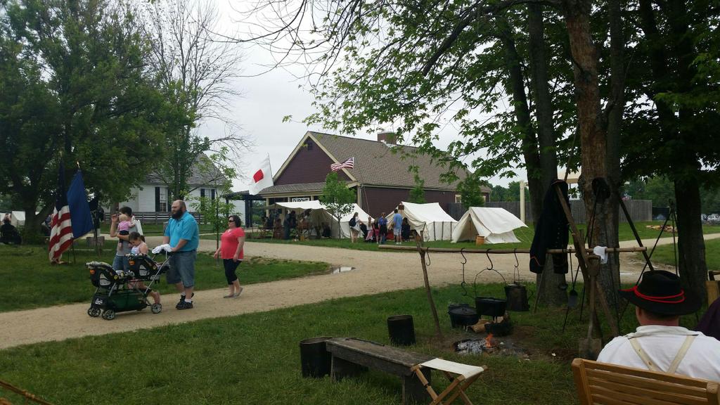 ConnerPrairie's tweet photo. Learning about Civil War battle tactics, spies, medical practices, soldier camp life &amp;more. Civil War Days. #CWD2015 http://t.co/CfXYIgwIgb