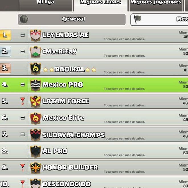 MexicoProCoc's tweet photo. Del top México, somos los primeros en nivel 5 #ClashOn #ClashOfClans #MexicoPro #mexicanpower #somoslosprimeros http://t.co/KPXvrkHa1G