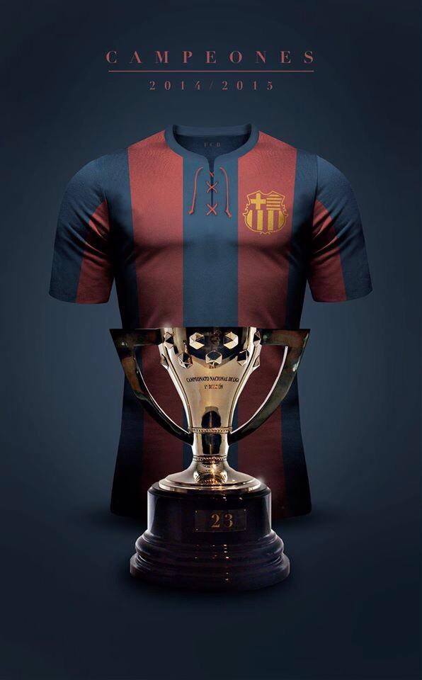 CanalBlaugrana_'s tweet photo. ¡CAMPEONES! #LaLigaEsBlaugrana http://t.co/TjTNq1Z9rw