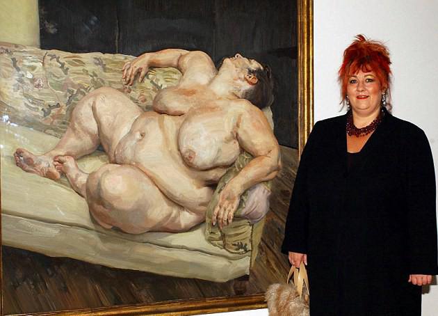 Tomorrow: meet <a href="/suetilley1/">sue tilley</a> who posed naked in the 90's for artist. One of the pics sold for £35million last week!