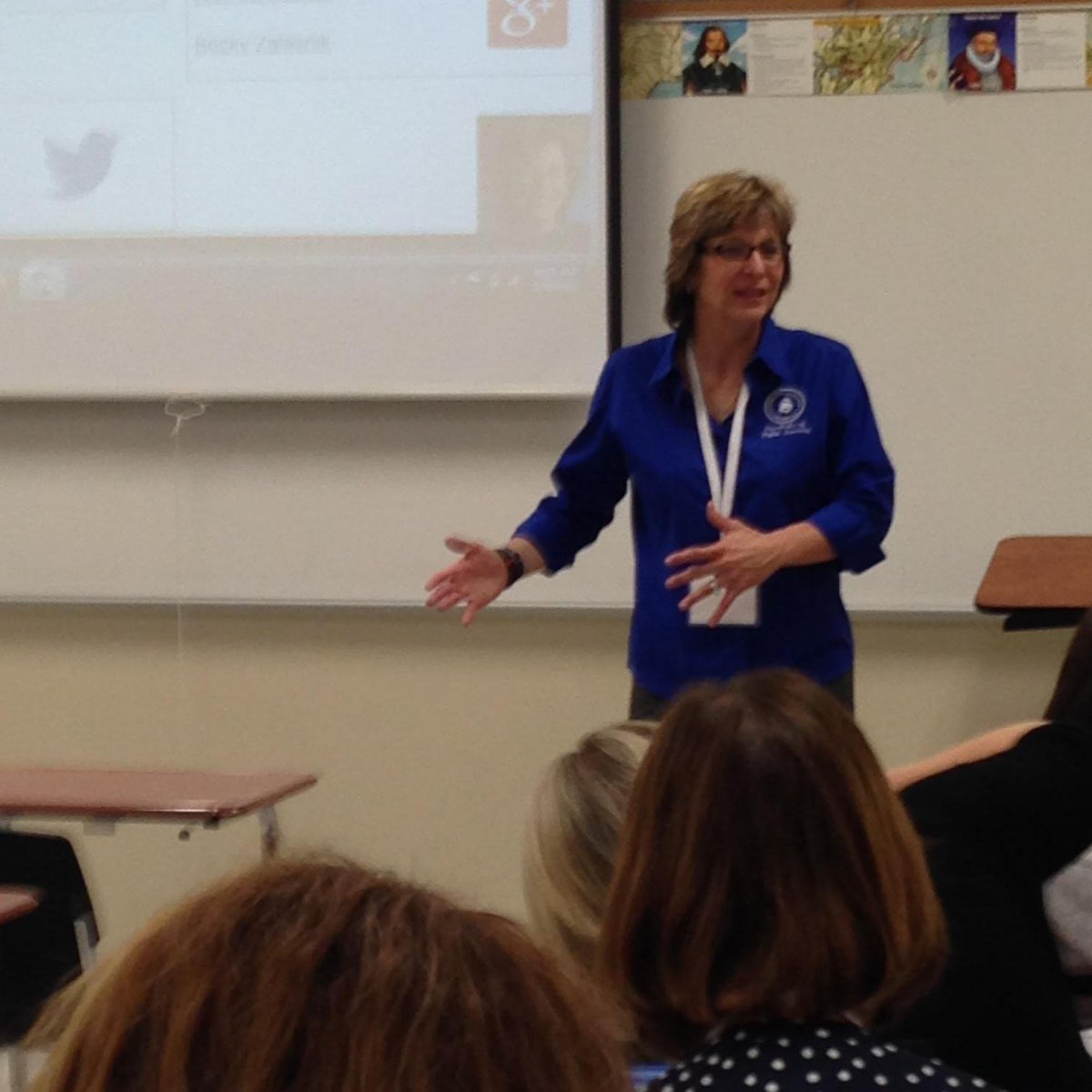 mathdebj's tweet photo. @BeckyZalesnik enthralling the audience at #TXGOO15 with Google extensions! #sisdcoaches #sisdrocks http://t.co/VHC6DQnC69