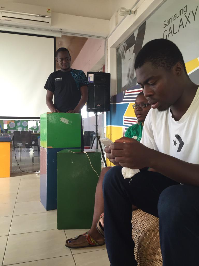 BloggingGhana's tweet image. Afternoon! Our #blogh meetup @ispacegh just started. Are you coming? We will review #BlogCamp15 &amp;amp; #dumsormuststop