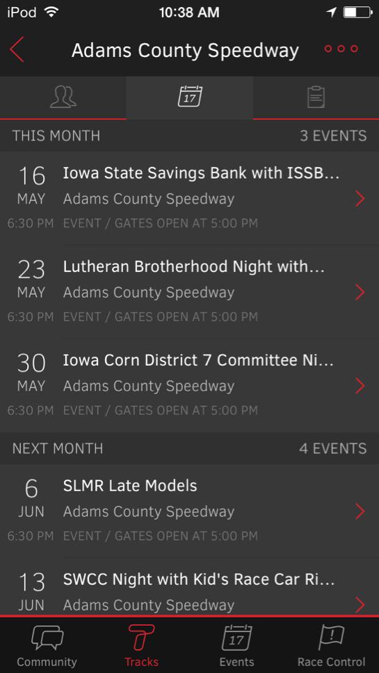 Tracks_United's tweet photo. @ac_speedway Fans, check out @Tracktivity Free on iOS and Android! Download now for important track information! http://t.co/TyCYrsanau