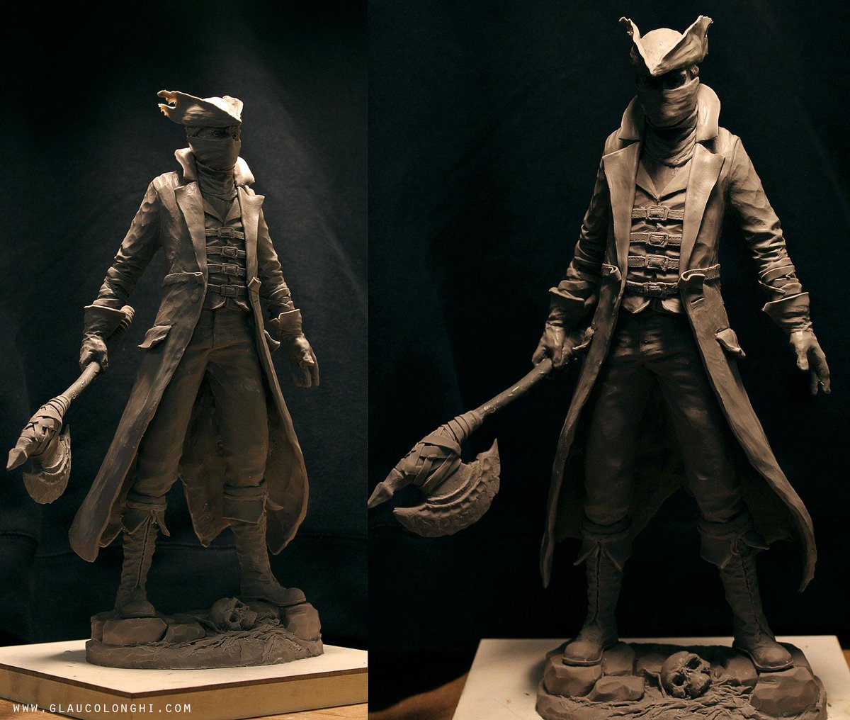 Bloodborne Statue by <a href="/GlaucoLonghi/">Glauco Longhi</a> buff.ly/1JN7SKH #sculpey #sculpting #characterart #sculptor