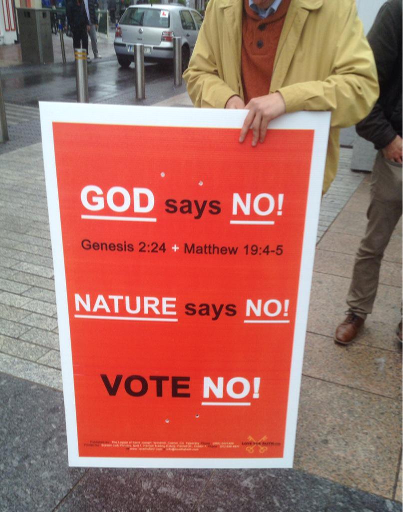 God says No, Nature says No, Vote No