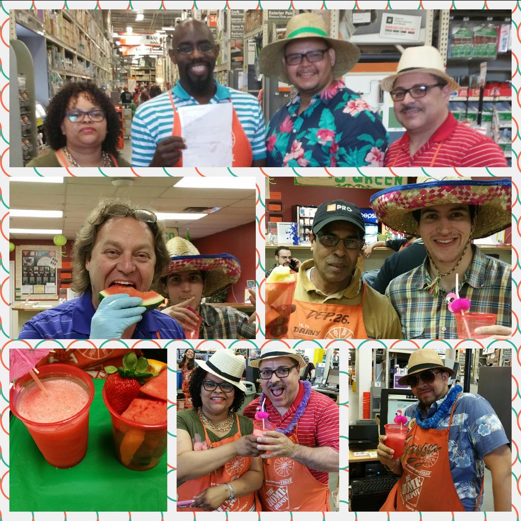 #tropicalweekend <a href="/6845/">Hanie</a> Home Depot great smiles all day....!!!