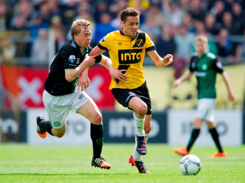 Matic playing for NAC Breda Matic playing for NAC Breda