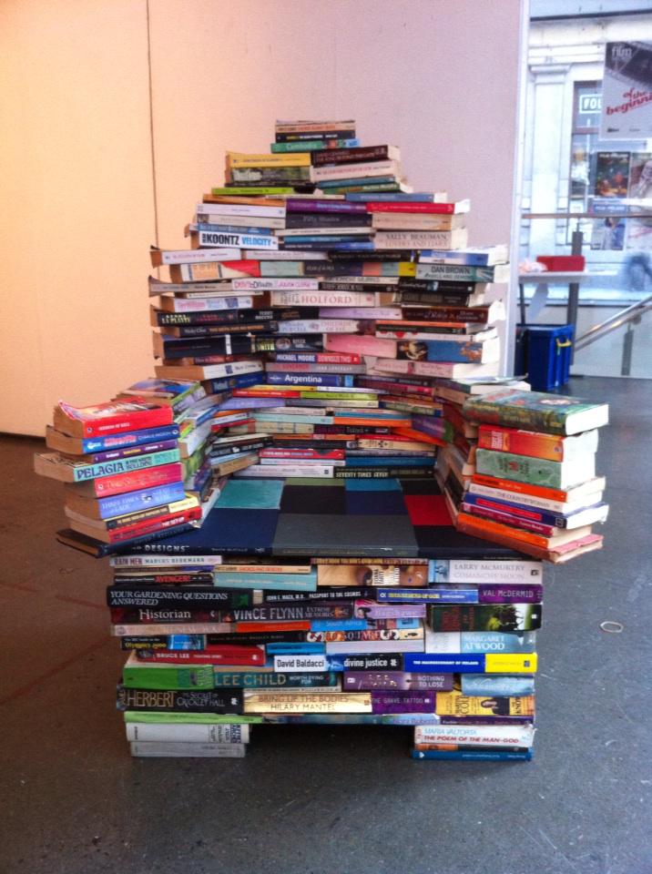 ElizabethOS2's tweet image. How cool is the #bookchair in #Filmbase for the @IFLDublin!  #IFLDublin2015