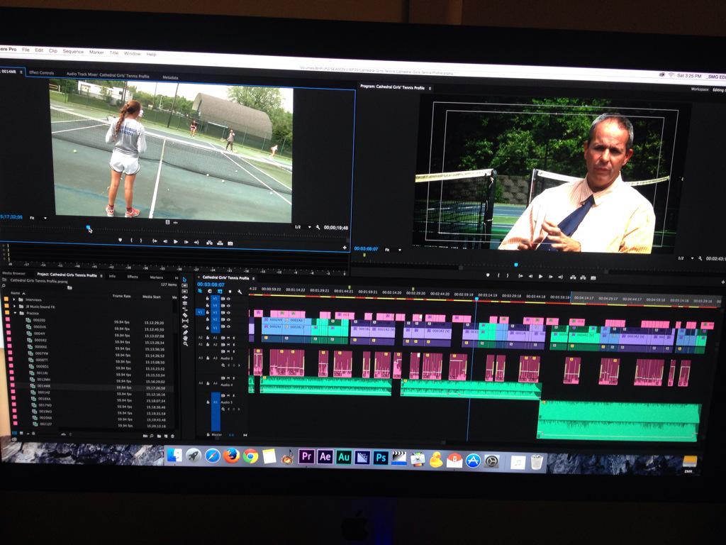 Earl_Harris_Jr's tweet image. Weekend editing for next @ChevyPrepZone show.  @GoCathedral @gochsathletics @MaeveKoscielski @KoscielskiGrace