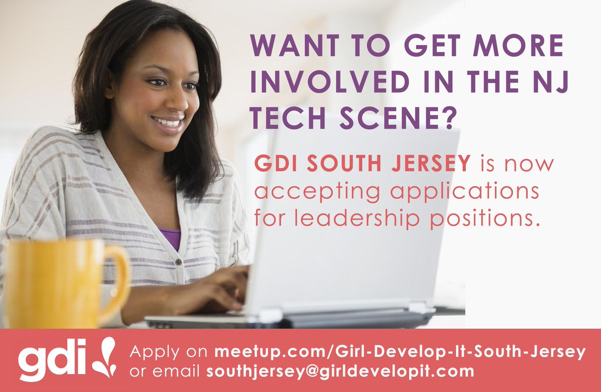 Leadership positions available for our chapter! bit.ly/1Fm973D Don't be shy, apply! <a href="/KingsHall/">Kings Hall</a> <a href="/gdiphilly/">GirlDevelopIt Philly</a>