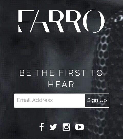 FarroFanbase's tweet photo. Follow @FARRO on Twitter + Instagram & sign up and #BeTheFirstToHear - http://t.co/qeGltIMCYF http://t.co/5Kvcew4dSJ