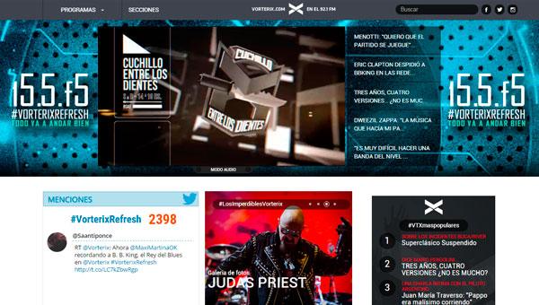 Vorterix's tweet photo. En instantes #CuchilloEntreLosDientes en @Vorterix #VorterixRefresh http://t.co/e84Gw3xEPr