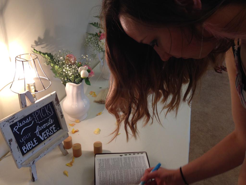 I love weddings and sharing scriptures. #Matthew #bible