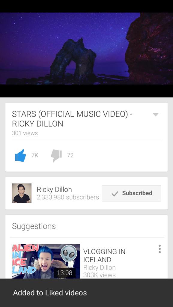 Moondayisback's tweet photo. #WatchStarsMusicVideo @RickyPDillon http://t.co/UdcmdWX9Ri