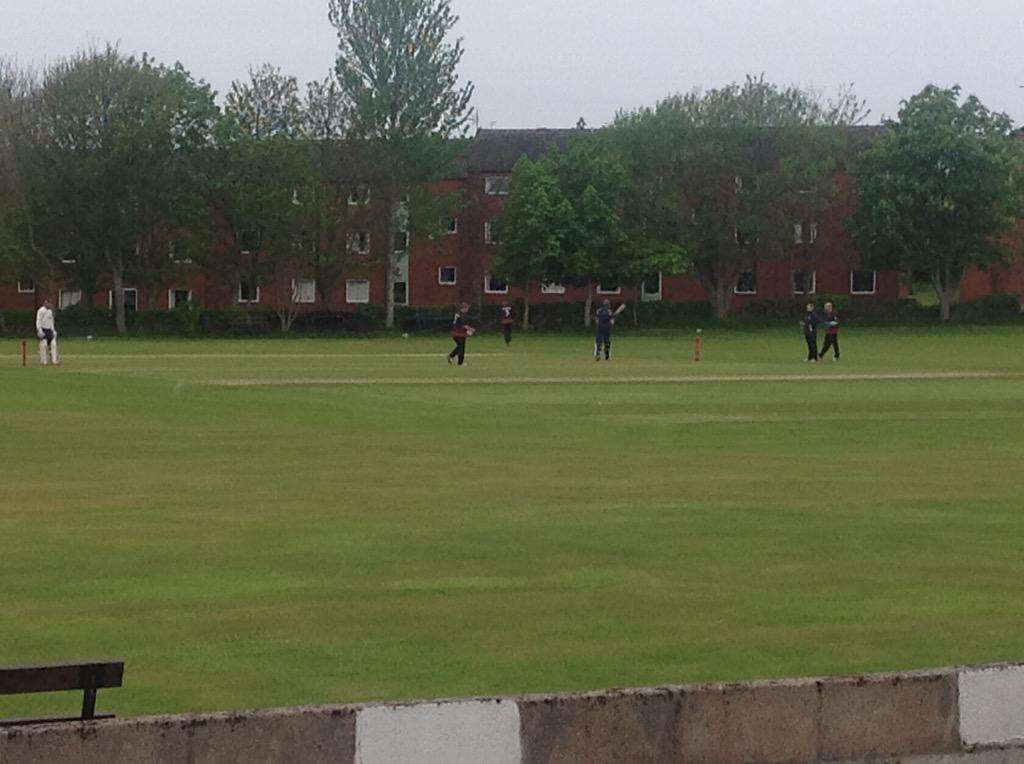 npremierleague's tweet photo. #WeGetTheGameOn @npremierleague T20 in the rain! Congratulations to @barrowcricket and @NetherfieldCC @ECB_cricket http://t.co/Rw19YxrMKu