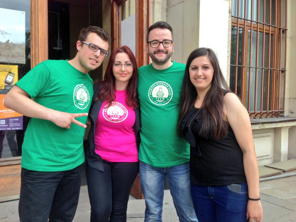 StartUPBG's tweet photo. Spirit of #swsofia it's amazing experience http://t.co/VdYo6Aa559