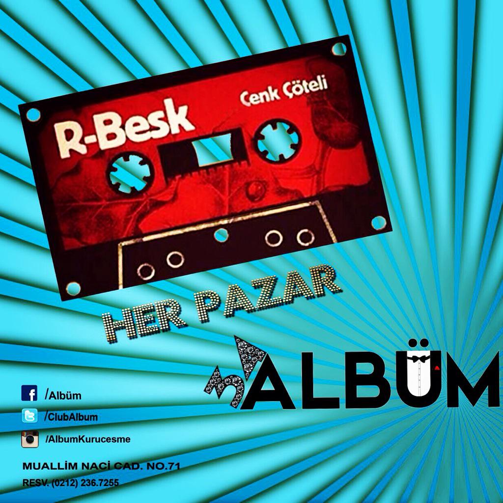 ClubAlbum's tweet photo. Geceye Hasır Mısınız? @cenkcoteli ile R-Besk Gecesi İle @ClubAlbum  de!! http://t.co/mMDEerv4NM
