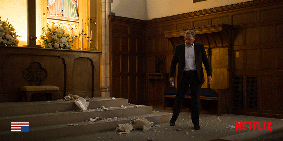 HouseofCards's tweet photo. I was praying and it just fell. http://t.co/0hlRUuqwLG