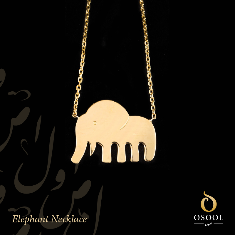 OsoolStore's tweet photo. Elephant necklace looks really cool, doesn’t it?. Now available on osool’s shop. #osool #elephantnecklace #puregold http://t.co/x4Va4EQSyB