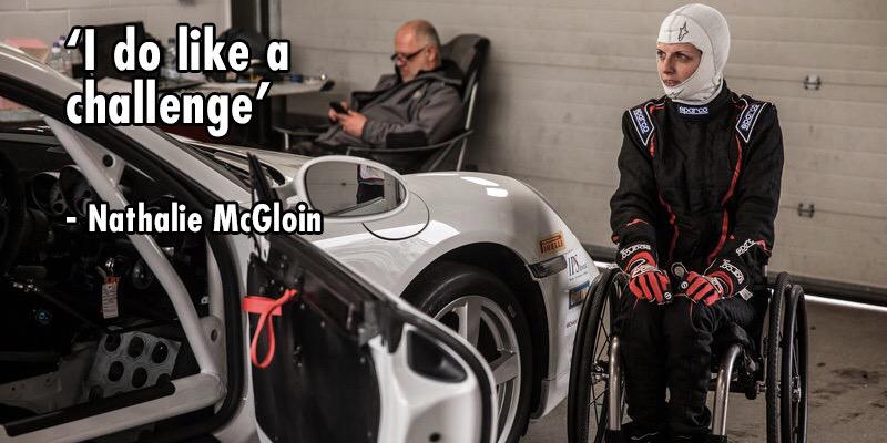 RedBullUK's tweet photo. Read the amazing story of @NathalieMcGloin - the UK’s first female spinal cord-injured racer http://t.co/AYmNV0S2jl http://t.co/syWH6TRqWw