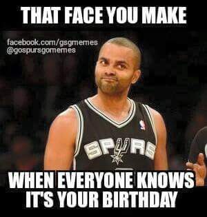   Happy birthday goes out to Tony Parker 