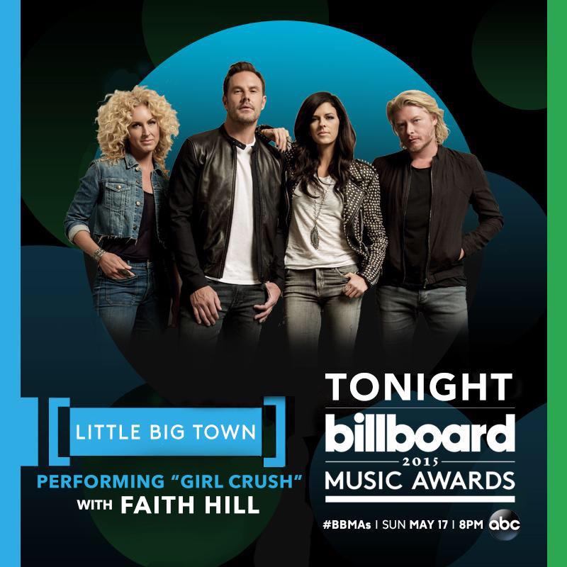 littlebigtown's tweet photo. Retweet if you're excited for tonight! #GirlCrush #BBMAs http://t.co/brjAdYKTE1