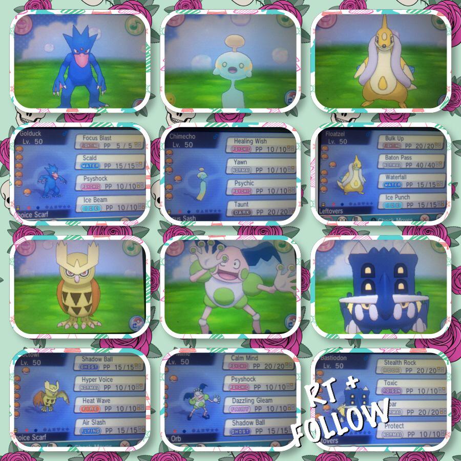 MegaReuniclus's tweet photo. 🌹💔 RT + FOLLOW TO WIN THESE POKEMON THAT NEED MORE LOVE ALL SHINY 6IV BATTLE READY 💔🌹 End May 25Th! http://t.co/o0Fg0znTjW
