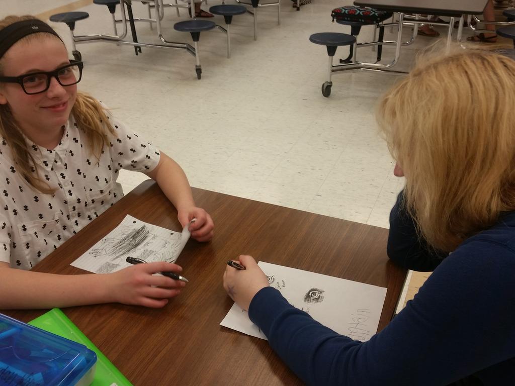 ClarkstonHelp's tweet photo. Students and tutors hard at work during our second to last tutoring session of the year! http://t.co/sIZ3DdSlm3