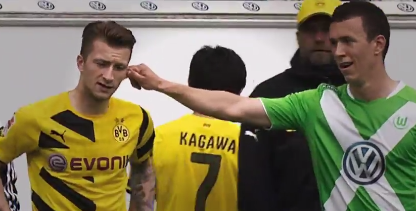 Ivan Perišić pulls Marco Reus by the ear, former Dortmund ...