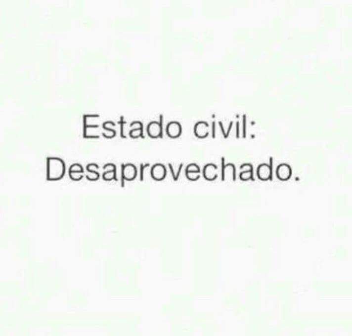 CAlternativos's tweet photo. #EstadoCivil... Desaprovechado!! http://t.co/eZKnGstliv