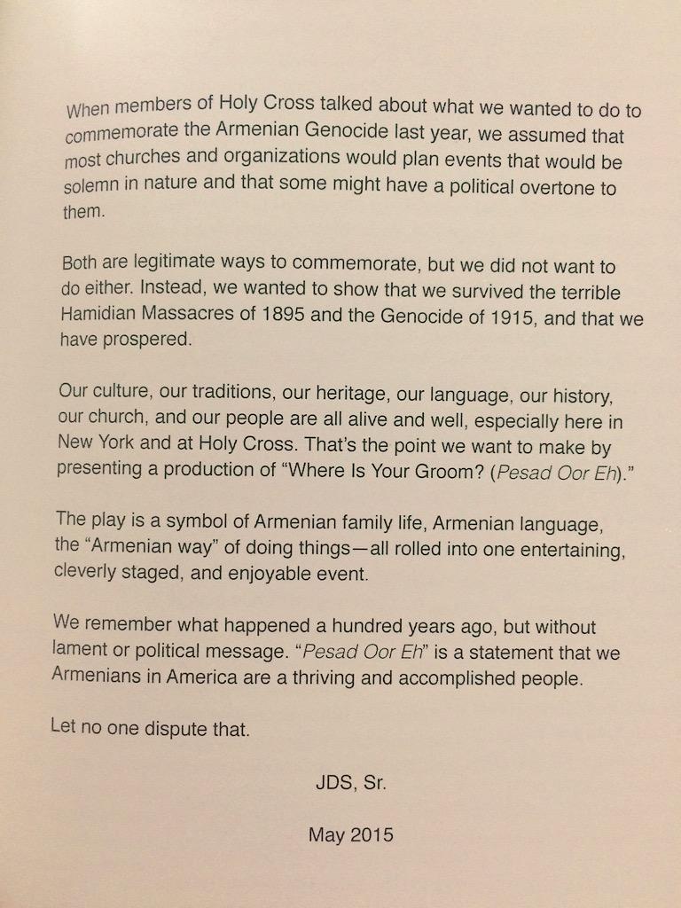stopgenocideFL's tweet photo. #ArmenianGenocide #NeverForget1915 #Remember1915 #StopGenocideFL #PesadOorEh #WashingtonHeights #HolyCross http://t.co/KQSji7sgd1
